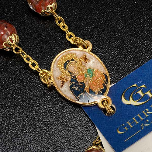 Ghirelli rosary Murano glass beads 3