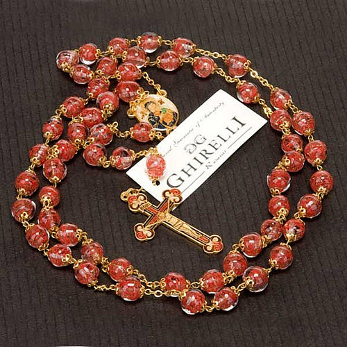 Ghirelli rosary Murano glass beads 5
