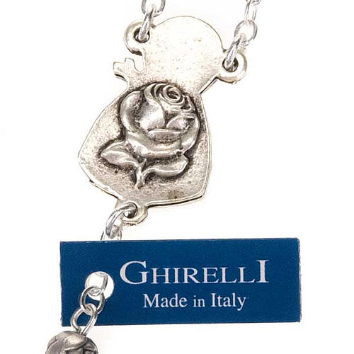 Różaniec Ghirelli z symbolem Bendykta XVI na medaliku 8