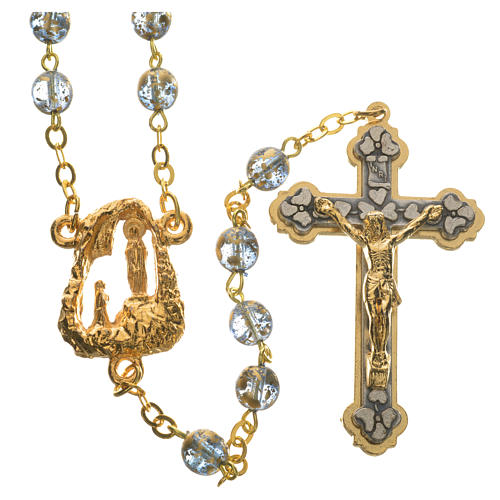 Ghirelli rosary with Lourdes grotto 6mm 10