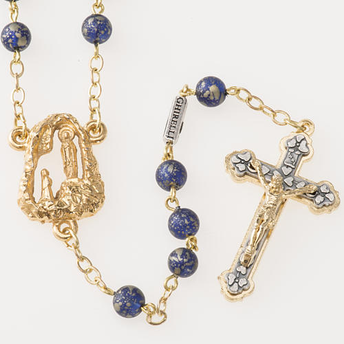 Ghirelli rosary with Lourdes grotto 6mm 1