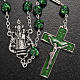 Ghirelli green rosary Our Lady of Loreto 8 mm s2