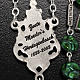 Ghirelli green rosary Our Lady of Loreto 8 mm s4