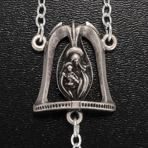 Ghirelli green rosary Virgin Mary with baby 6 mm 3