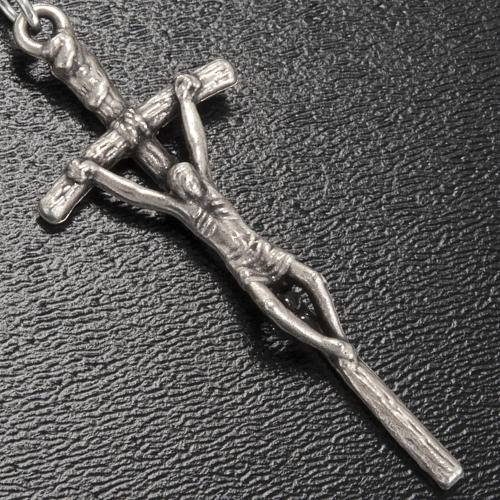 Ghirelli green rosary Virgin Mary with baby 6 mm 4