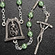 Chapelet Ghirelli Vierge Marie avec enfant vert clair 6 mm s2