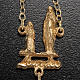 Różaniec Ghirelli Madonna z Lourdes kryształ złoty 5 mm s3