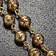 Ghirelli yellow rosary Grotto of Lourdes 6 mm, golden-plated s5