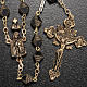 Ghirelli rosary in black and golden color with Our Lady of Fatim s2