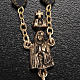 Ghirelli rosary in black and golden color with Our Lady of Fatim s3