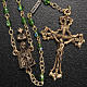 Ghirelli rosary Our Lady of Fatima, green 4 mm s2
