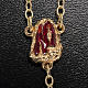Ghirelli red-gold rosary Lourdes Grotto 6mm s3
