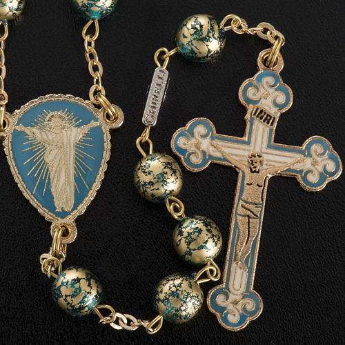 Ghirelli rosary Risen Christ 8 mm 4