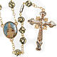 Ghirelli rosary Immaculate Conception, yellow-gold 8 mm s1