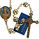 Ghirelli rosary Immaculate Conception, yellow-gold 8 mm s2