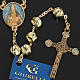 Ghirelli rosary Immaculate Conception, yellow-gold 8 mm s4