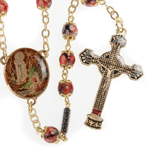 Ghirelli multicolored rosary with Our Lady  6mm 2