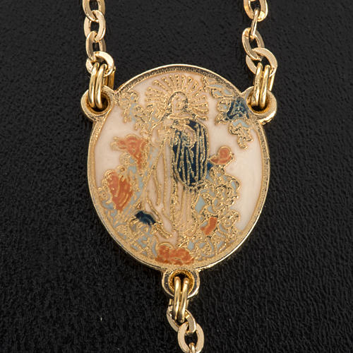 Ghirelli multicolored rosary with Our Lady  6mm 6