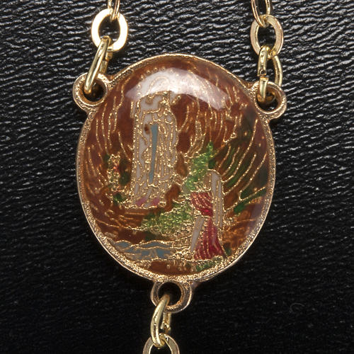 Ghirelli multicolored rosary with Our Lady  6mm 10