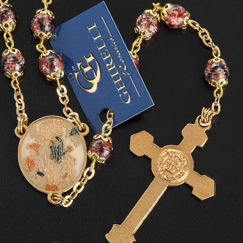 Ghirelli multicolored rosary with Our Lady  6mm 4