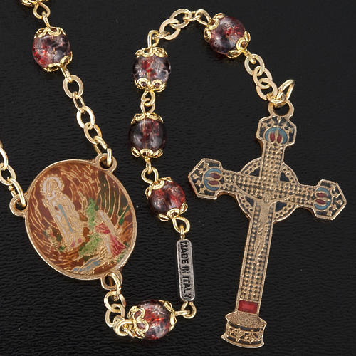 Ghirelli multicolored rosary with Our Lady  6mm 3