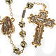 Ghirelli rosary Lourdes Grotto, yellow 8mm s1
