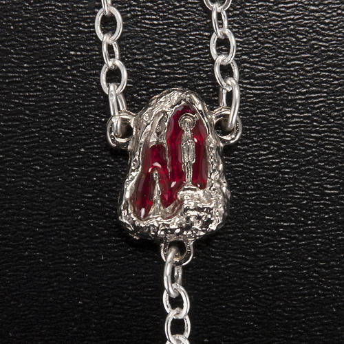 Ghirelli ruby rosary Lourdes Grotto 5mm 3