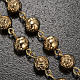 Ghirelli rosary Virgin with baby, roses 6mm s5
