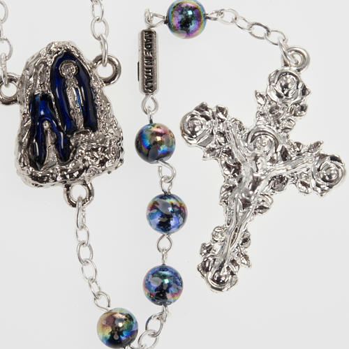 Ghirelli rosary Lourdes Grotto, Aurora 6 mm 1