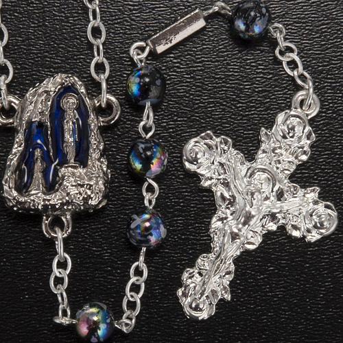 Ghirelli rosary Lourdes Grotto, Aurora 6 mm 2