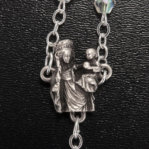 Ghirelli rosary Our Lady of Paris, transparent 5mm 3