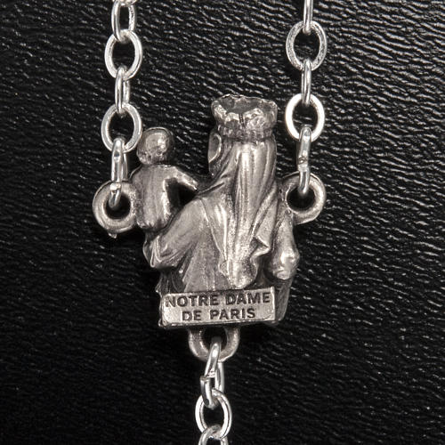 Terço Ghirelli Notre Dame de Paris conta oval 6x4 mm 3