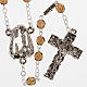 Ghirelli rosary Lourdes with 5 mm amber beads s1