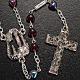 Ghirelli rosary Lourdes with ruby heart shaped beads s2