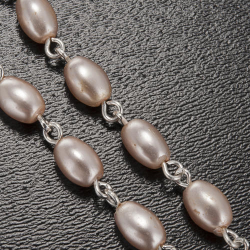 Ghirelli rosary with Our Lady of Fatima, oval beads 7x5mm 5