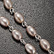 Ghirelli rosary with Our Lady of Fatima, oval beads 7x5mm s5