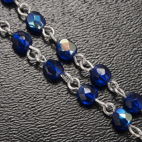 Ghirelli rosary, blue Lourdes 3mm 5