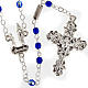 Ghirelli rosary, blue Lourdes 3mm s1
