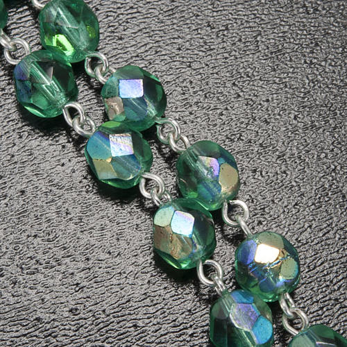Ghirelli emerald rosary Lourdes Grotto 6mm 5