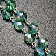 Ghirelli emerald rosary Lourdes Grotto 6mm s5
