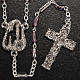 Ghirelli rosary Lourdes Grotto, pink glass 6mm s2