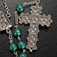 Różaniec Ghirelli szkło matowe zielone Madonna z Lourdes 8 mm s2