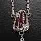 Ghirelli rosary Holy Lourdes Grotto, ruby glass s3