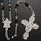 Ghirelli rosary Lourdes, black shiny glass s2