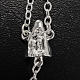Ghirelli rosary Lourdes, black shiny glass s4