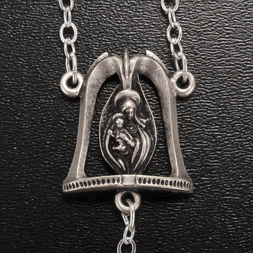 Ghirelli yellow maculated rosary Virgin Mary with baby 3