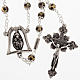 Ghirelli yellow maculated rosary Virgin Mary with baby s1