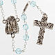 Ghirelli rosary Holy Lourdes Grotto, light blue s1