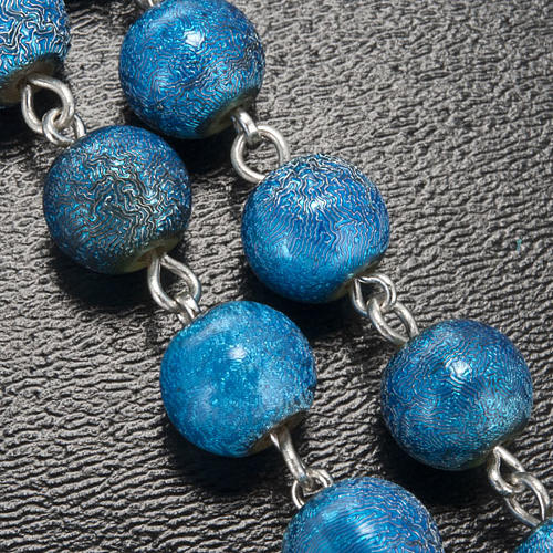 Ghirelli rosary, turquoise Lourdes grotto 8mm 5