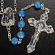 Ghirelli rosary, turquoise Lourdes grotto 8mm s2